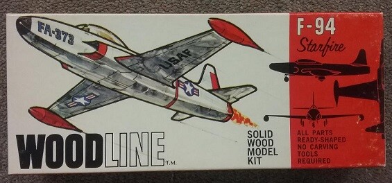Woodline Solid Wood Airplane Model Kit 